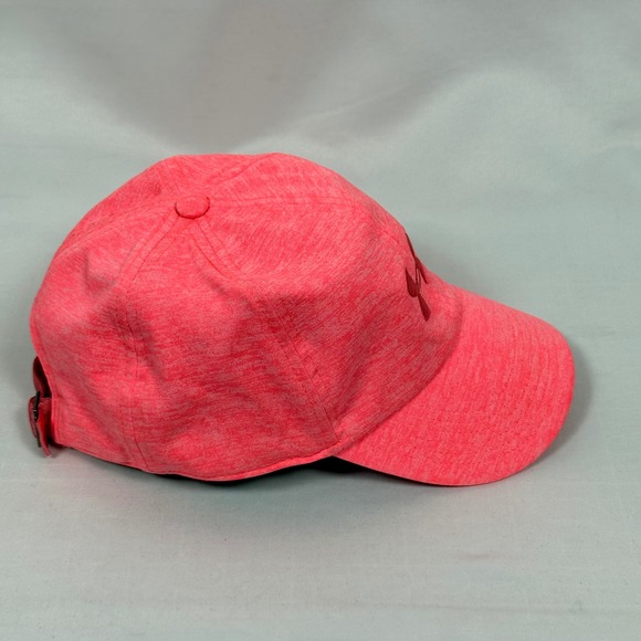 Under Armour Women's Pink Heathered Baseball Cap Style 1306297 Strapback - Picture 4 of 11